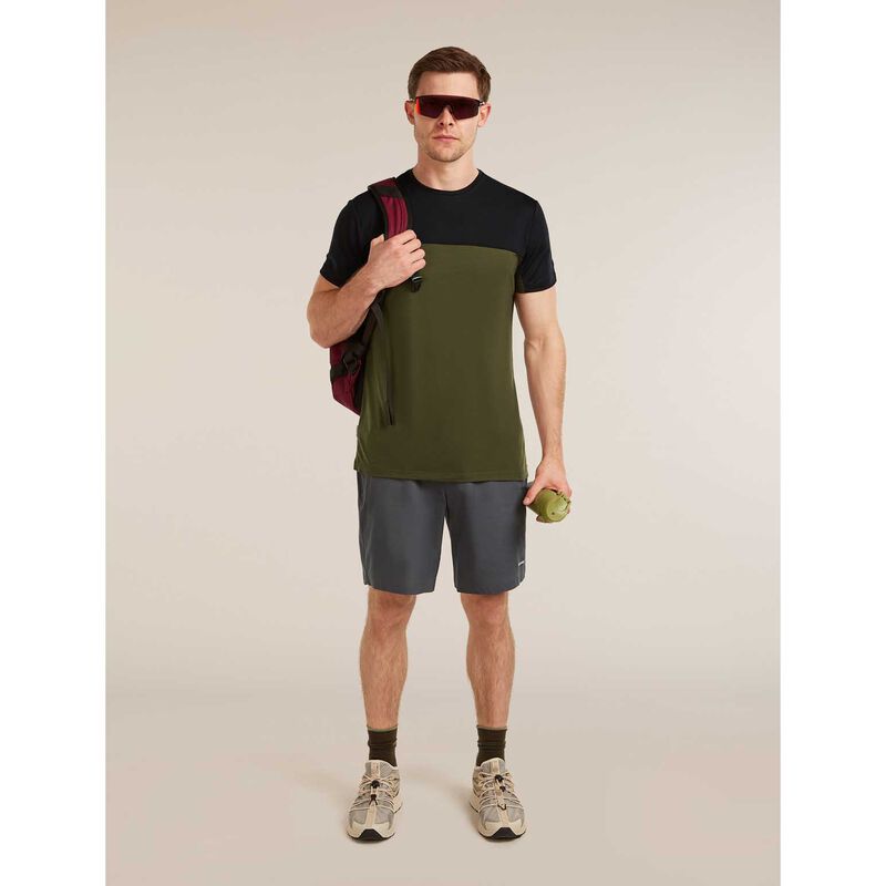Icebreaker Mens Merino 125 Cool-Lite Sphere III SS Tee Colour Block image number 2